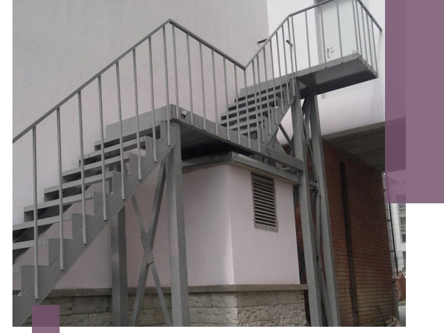 Монтаж пожарных лестниц под ключ в Владивостоке с гарантией качества