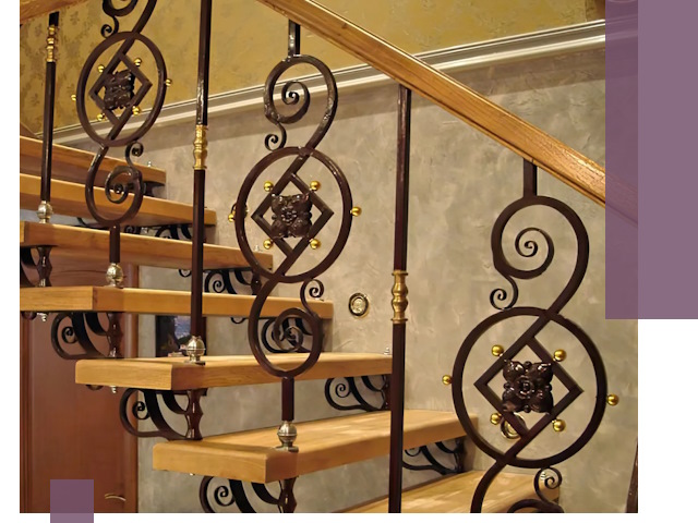 Изготовление кованых лестниц под ключ в Владивостоке