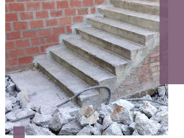 Демонтаж бетонных лестниц в Владивостоке: быстро и безопасно