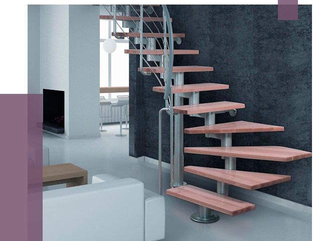 Модульные лестницы в Владивостоке от 16774 руб. — купить в ПРОЛЁТ-Влд