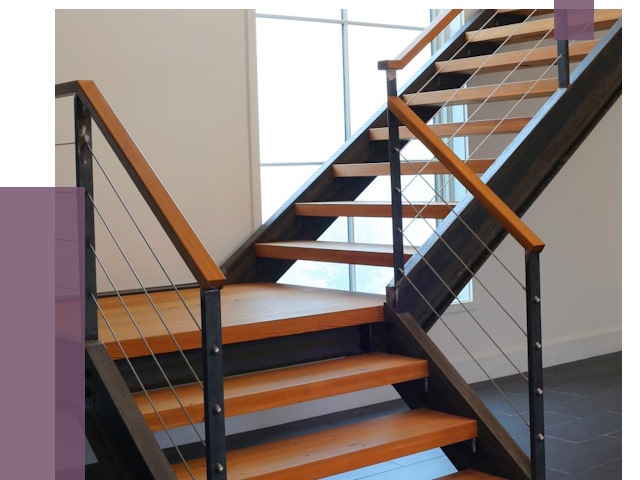 Изготовление лестниц на металлокаркасе в Владивостоке от 18807 руб. | ПРОЛЁТ-Влд