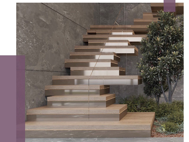 Современные лестницы в Владивостоке от 13724 руб. | ПРОЛЁТ-Влд