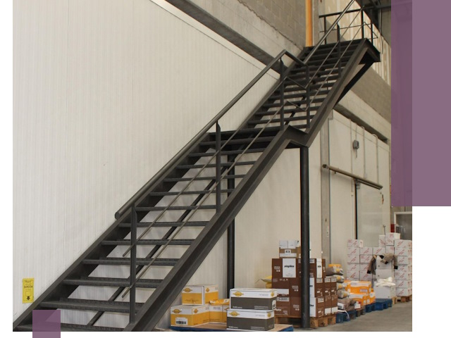Лестницы для производства в Владивостоке — изготовление и монтаж
