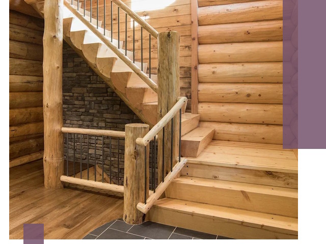 Лестницы в баню под заказ и профессиональный монтаж в Владивостоке