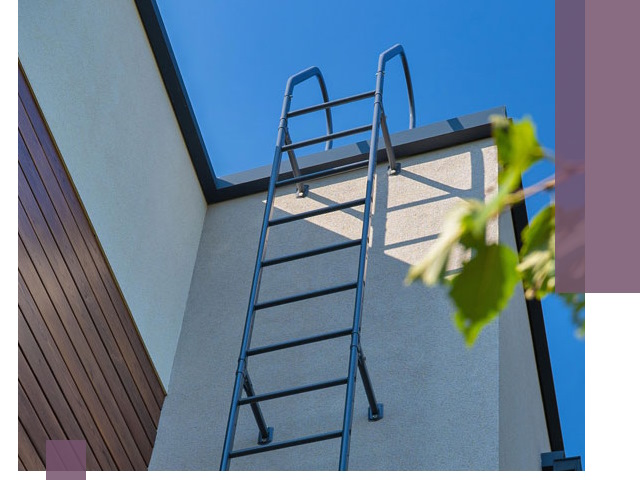 Лестницы на крышу в Владивостоке — изготовление, монтаж, демонтаж