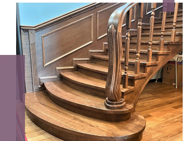 Дубовые лестницы под ключ в Владивостоке от 175364 руб. — ПРОЛЁТ-Влд