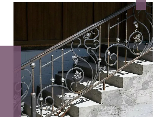 Кованые перила в Владивостоке от 8641 руб. под ключ — качество от ПРОЛЁТ-Влд