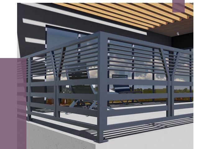 Изготовление балконных ограждений в Владивостоке от 10674 руб. | ПРОЛЁТ-Влд