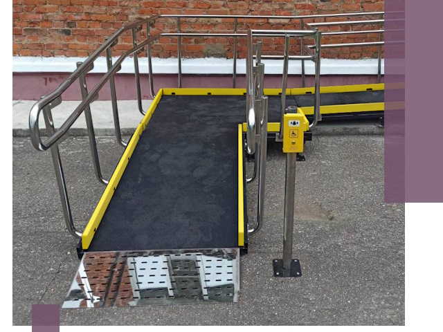 Изготовление наклонных пандусов для инвалидов в Владивостоке