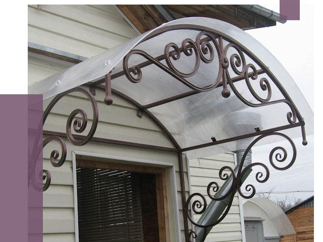 Изготовление козырьков в Владивостоке от 7320 руб. — заказать | ПРОЛЁТ-Влд