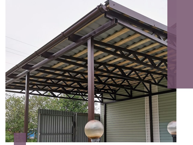 Навесы под ключ в Владивостоке: изготовление, монтаж и гарантия