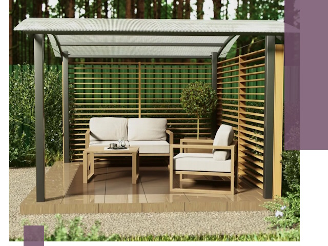 Навесы для дачи в Владивостоке: изготовление, монтаж и демонтаж