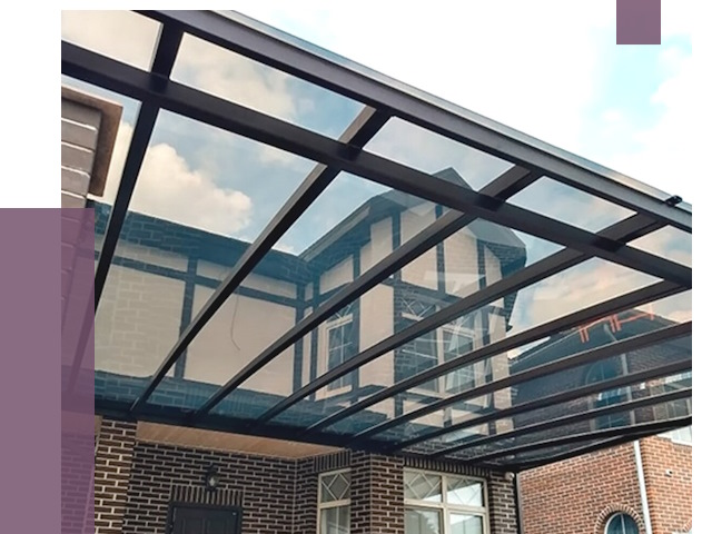 Навесы из поликарбоната в Владивостоке от 8560 руб. под ключ — ПРОЛЁТ-Влд