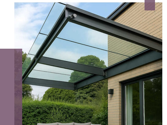 Стеклянные навесы и козырьки в Владивостоке от 12199 руб.