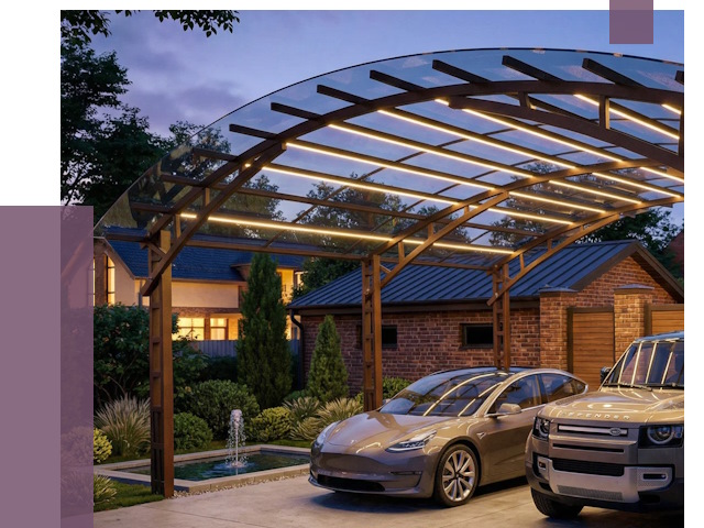 Металлические навесы в Владивостоке от 12606 руб. под ключ — ПРОЛЁТ-Влд