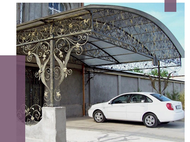 Кованые навесы в Владивостоке от 14487 руб. | ПРОЛЁТ-Влд