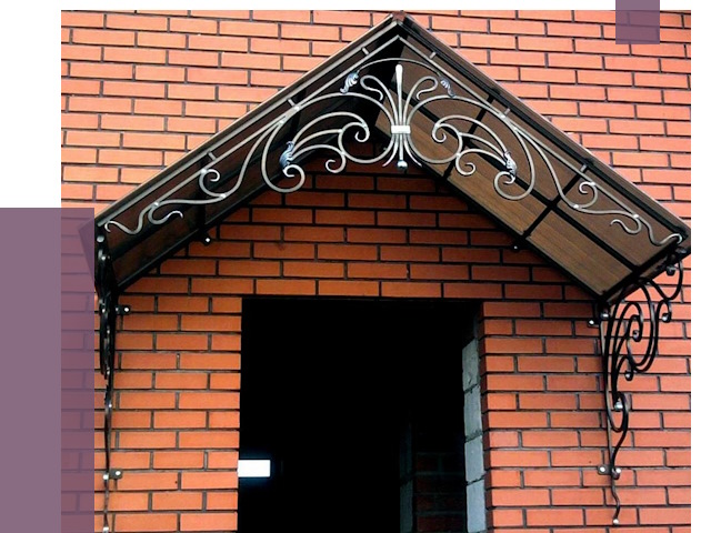 Металлические козырьки в Владивостоке от 10623 руб. 