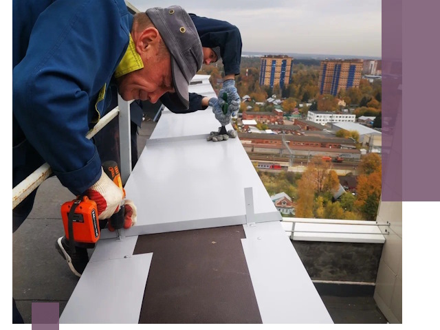 Монтаж парапетов в Владивостоке — установка прочных металлических ограждений