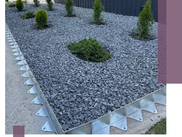 Оцинкованные металлические бордюры под заказ в Владивостоке