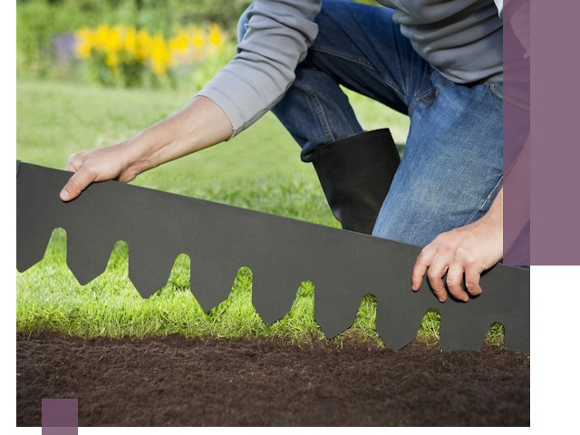 Металлические бордюры для газона в Владивостоке — изготовление и монтаж