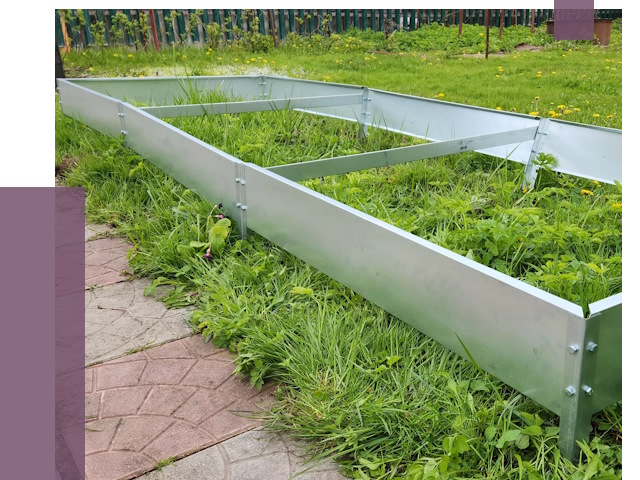 Металлические бордюры для грядок в Владивостоке от 1779 руб. 