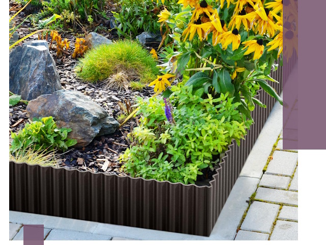 Металлические бордюры для клумб в Владивостоке — производство и монтаж