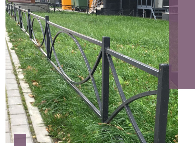 Газонные ограждения из металла в Владивостоке — монтаж и продажа