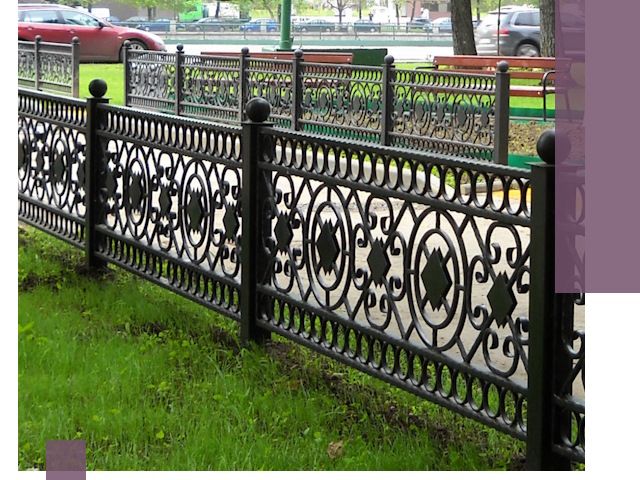 Секционные газонные ограждения под ключ в Владивостоке