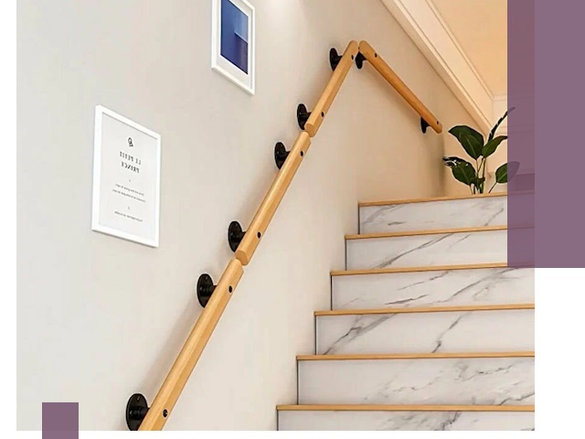 Поручни металлические и деревянные под ключ в Владивостоке