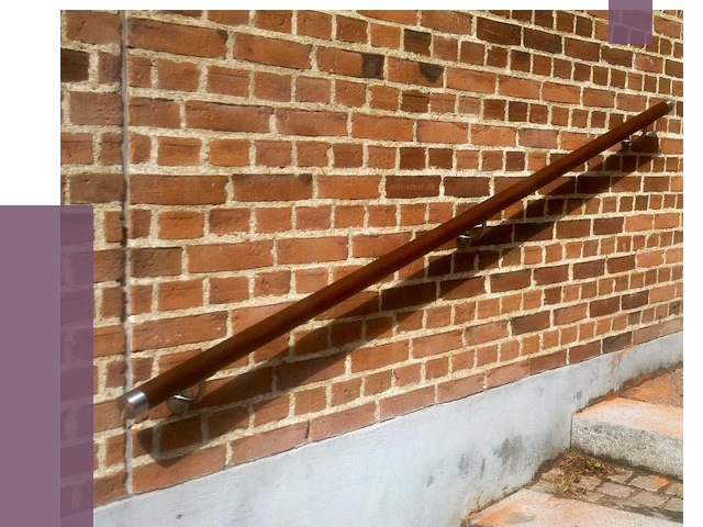 Изготовление пристенных поручней в Владивостоке от 4422 руб. — ПРОЛЁТ-Влд